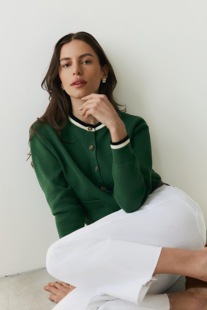 Cardigan Fiocco Erba