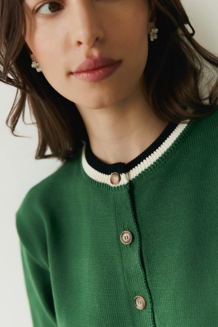 Cardigan Fiocco Erba
