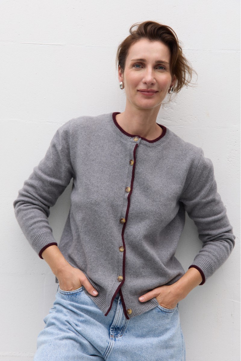 Cardigan Sienna - Dámský barevný svetr s kašmírem Cardigan Sienna - Dámský barevný svetr s kašmírem