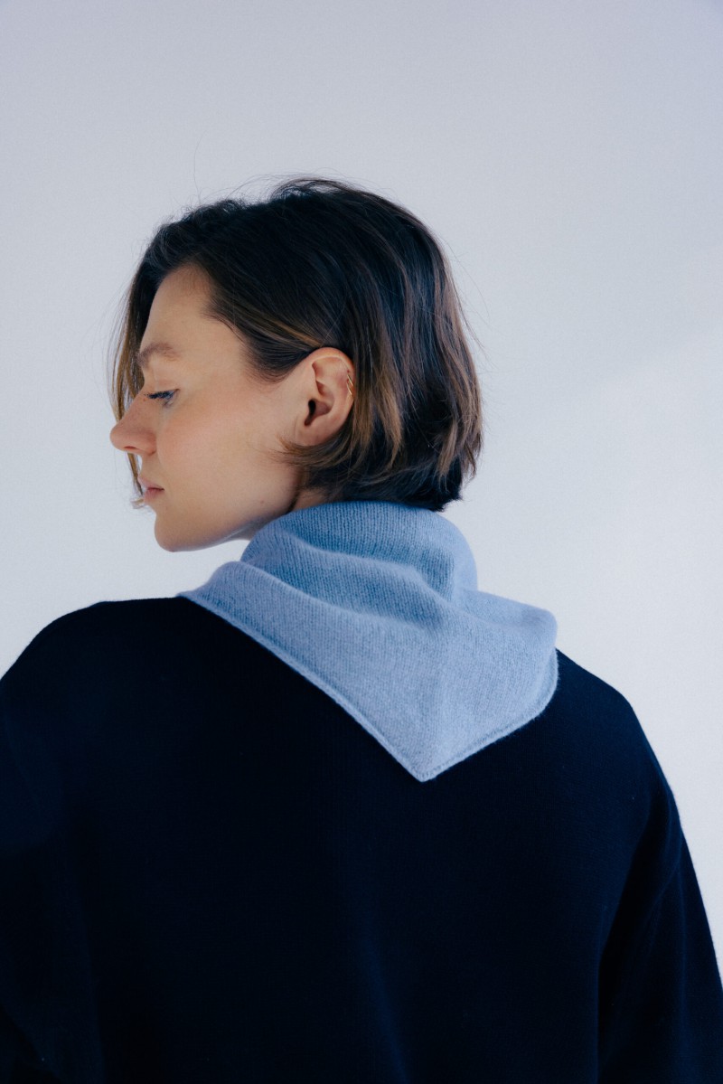 Bandana Piumo - Bandana z merino vlny a kašmíru
