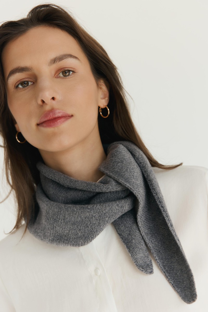 Bandana Piumo - Bandana z merino vlny a kašmíru