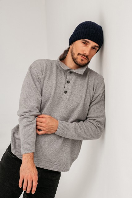 Svetr Polo - Pánský kašmírový svetr