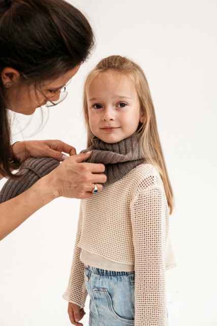 Camino Mini - Dětský Šátek z merino vlny a kašmíru