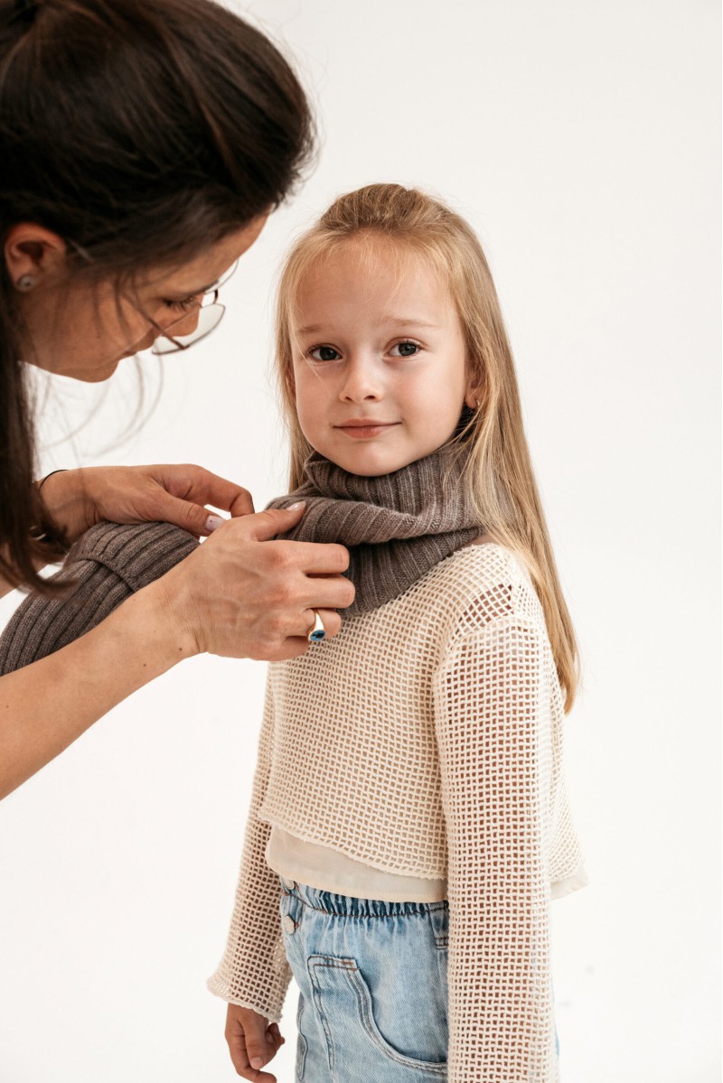 Camino Mini - Dětský Šátek z merino vlny a kašmíru