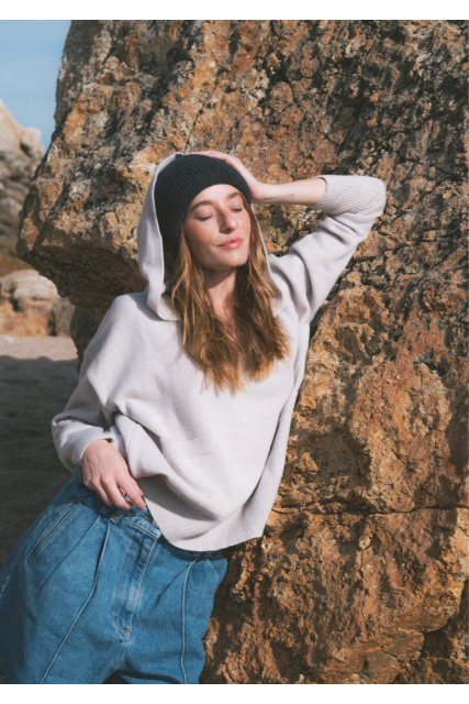 Bianca - Vlněná mikina s kašmírem
