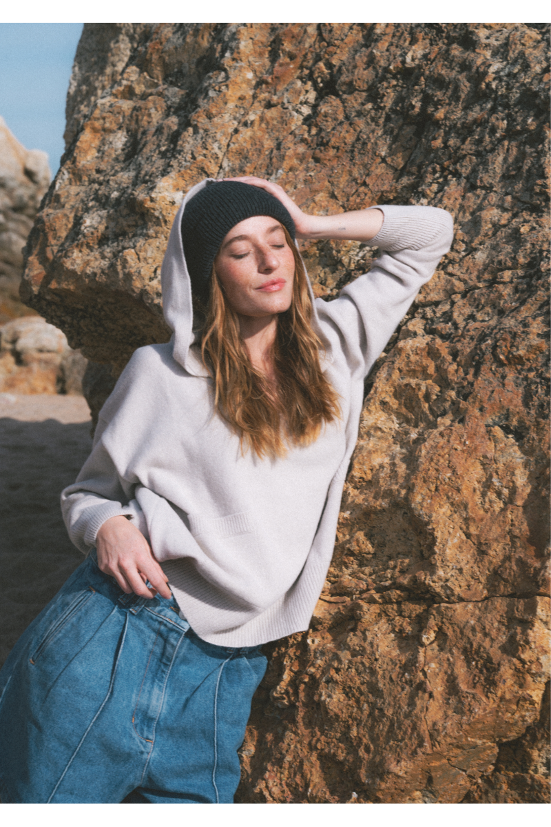 Bianca - Vlněná mikina s kašmírem