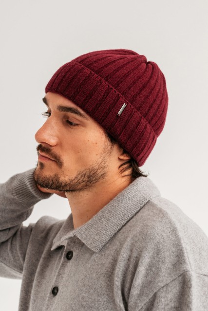 Barolo - Pánská vlněná čepice, 90% merino vlny