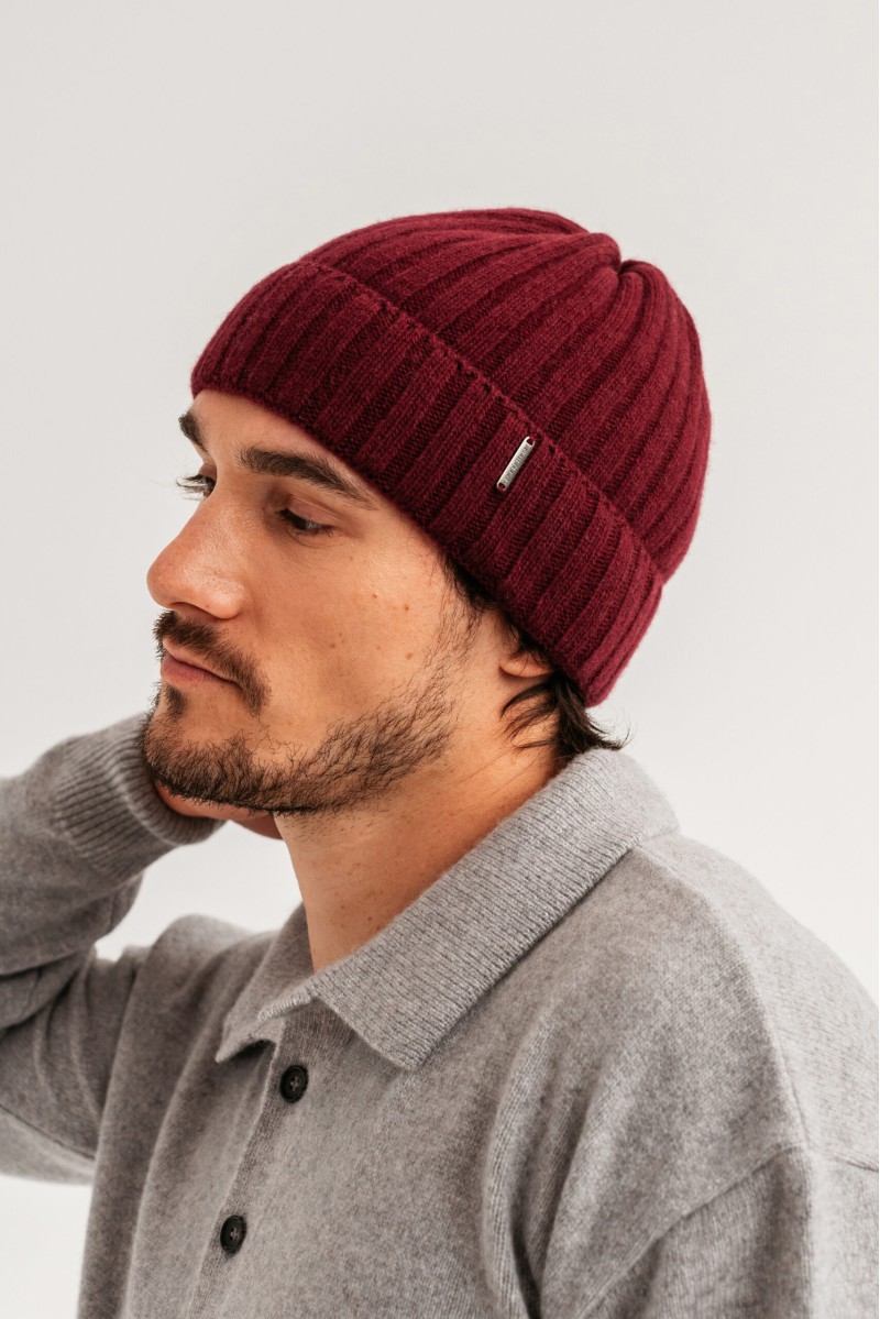 Barolo - Pánská vlněná čepice, 90% merino vlny Barolo - Pánská vlněná čepice, 90% merino vlny