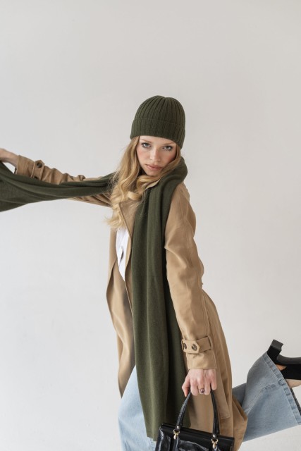 Barolo - Dámská vlněná čepice 90% merino vlny