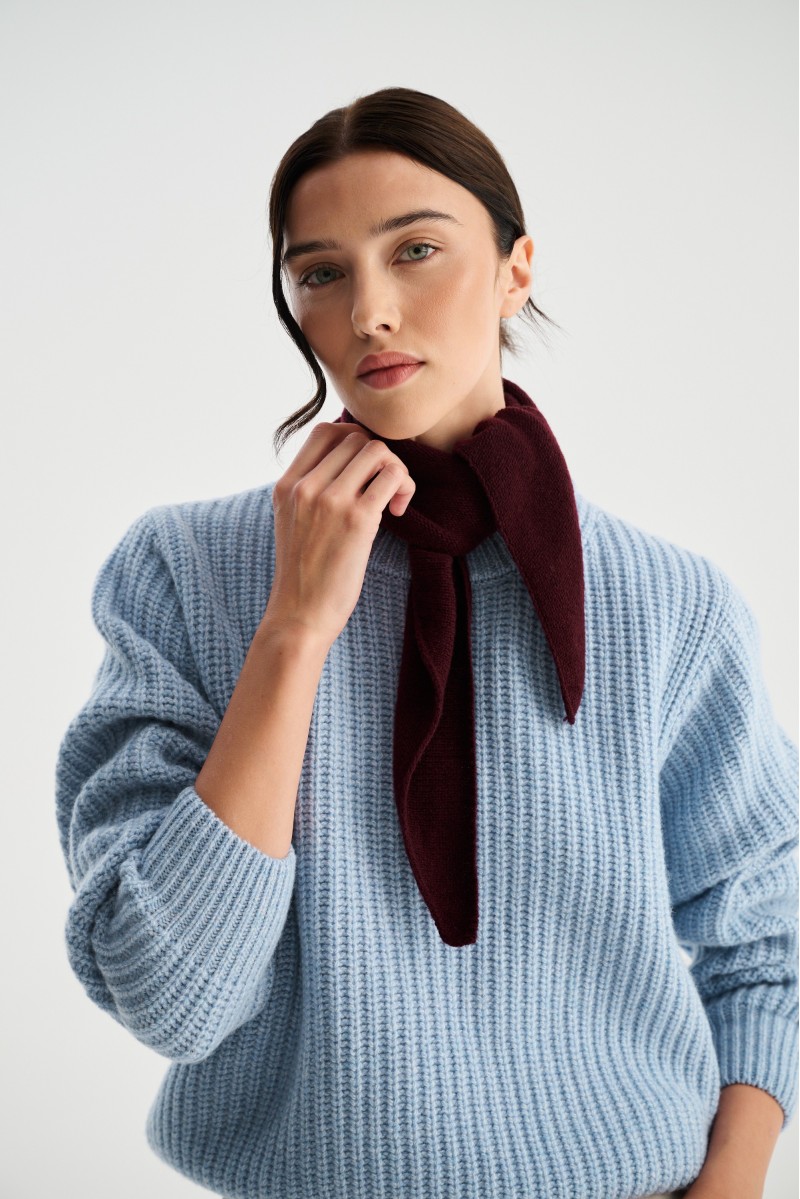 Bandana Piumo - Bandana z merino vlny a kašmíru