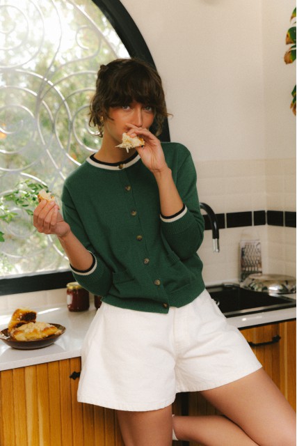 Cardigan Fiocco Erba