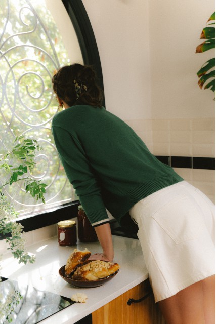 Cardigan Fiocco Erba